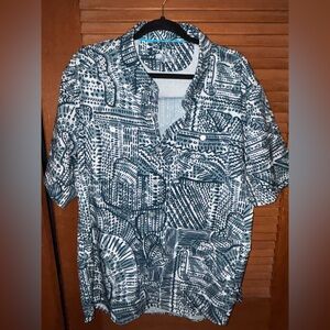 Men's Blue AVID button down